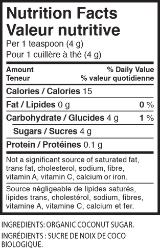 Nutrition facts