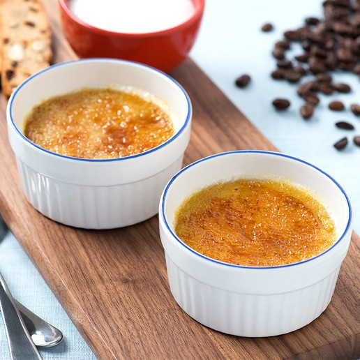 Crème brûlée au café