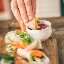 Vinaigrette aigre-douce au sésame