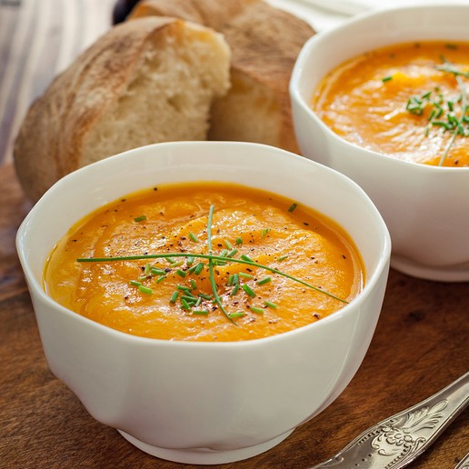 Potage onctueux aux carottes