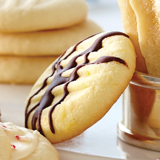 Mint Chocolate Chip Shortbread