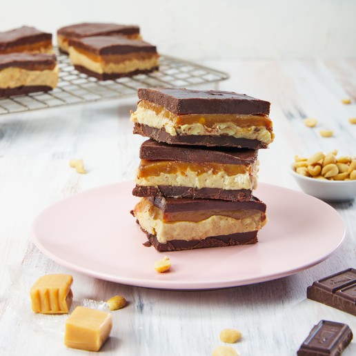 Barres « Snickers » maison