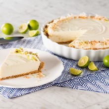 Tarte au citron vert sans cuisson